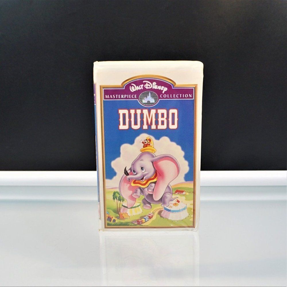 Dumbo VHS Tape Clamshell Walt Disney Masterpiece Collection # 024